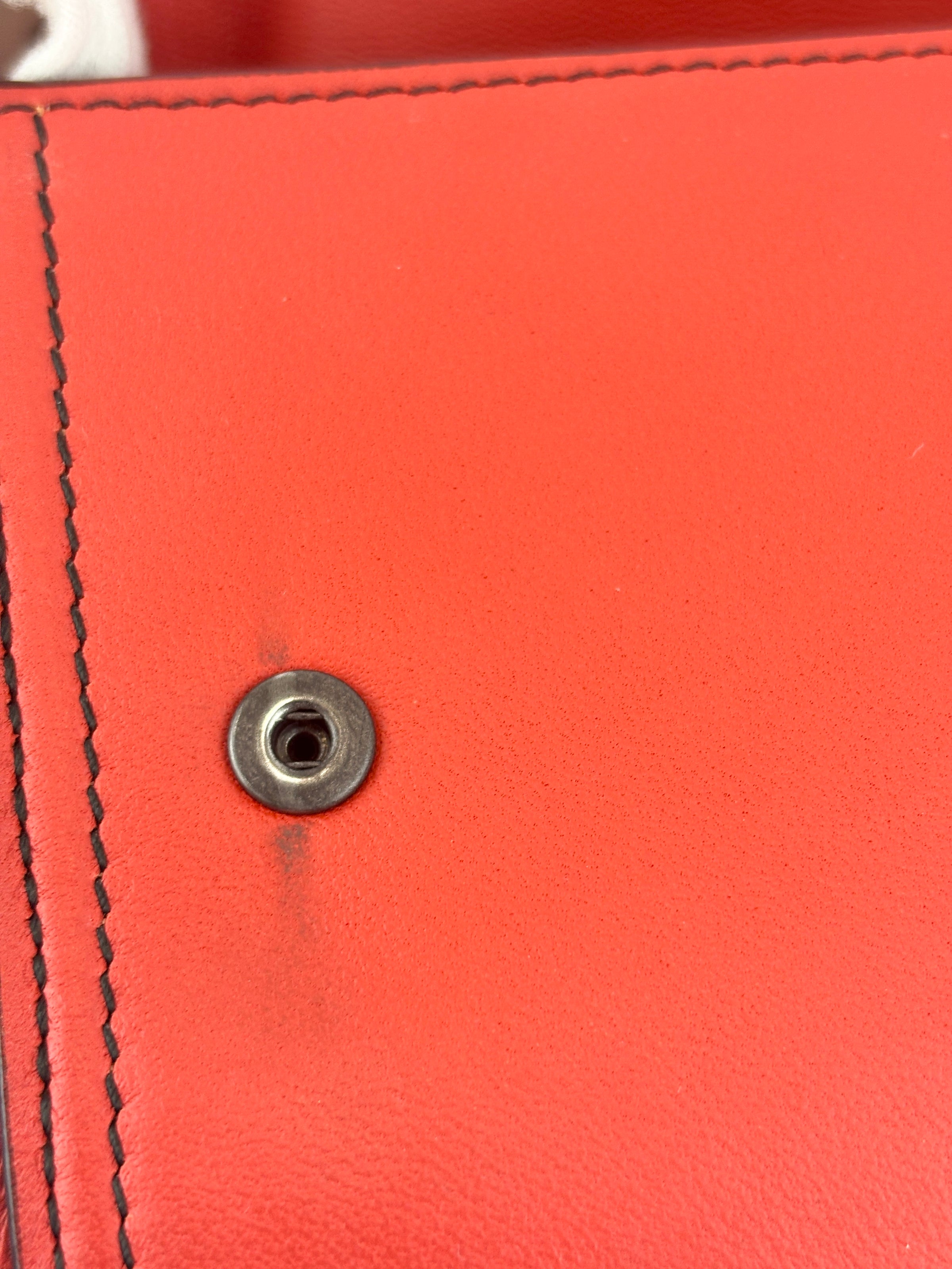 Cruise 2017 Monaco Red Leather Satchel