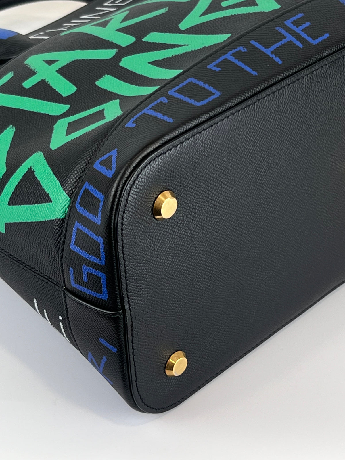 Graffiti Ville L Top Handle Bag