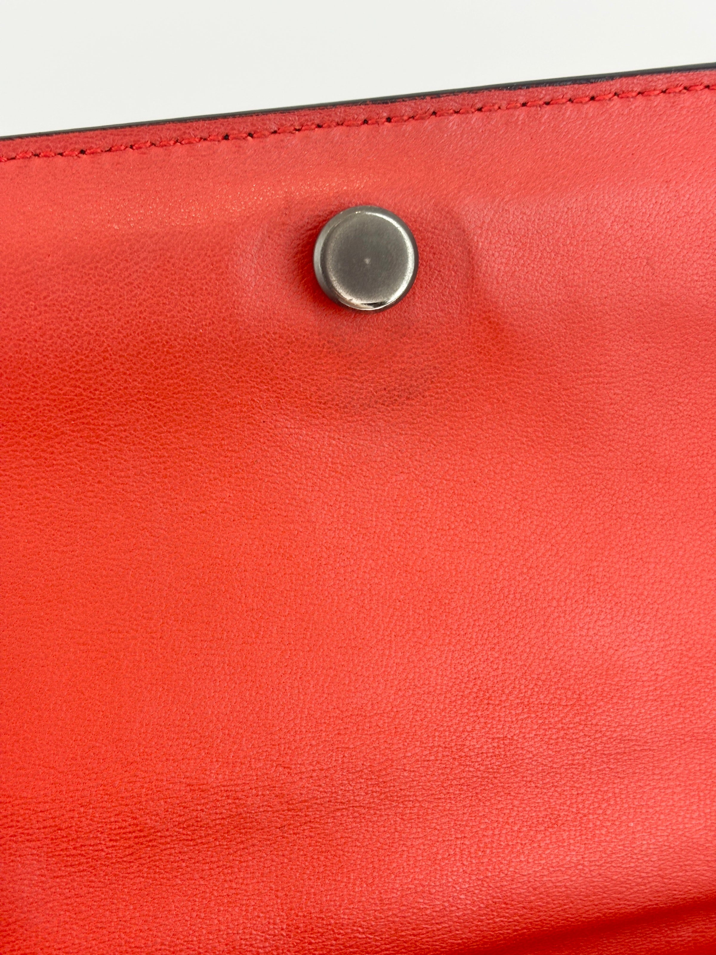 Cruise 2017 Monaco Red Leather Satchel