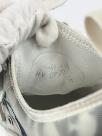 B23 Low Top Sneakers in White Black Oblique Technical Canvas Size 36