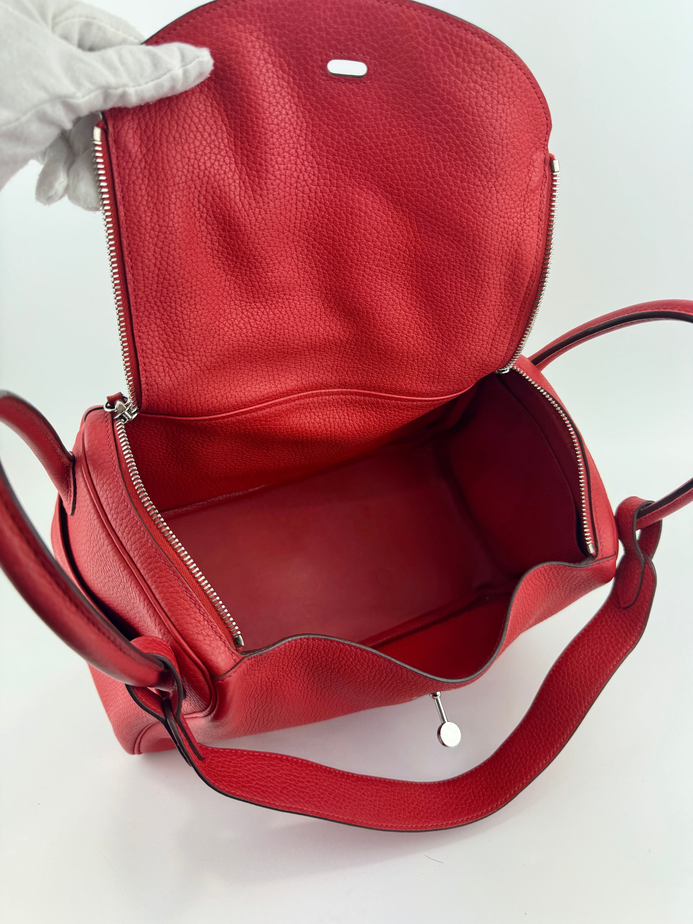 Lindy 30 Rouge Casaque Clemence PHW