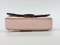 Nano Baguette Charm Nappa Matisse FF Embossed in Rosa Pink