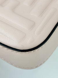 Nano Baguette Charm Nappa Matisse FF Embossed in Rosa Pink