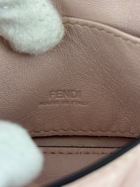 Nano Baguette Charm Nappa Matisse FF Embossed in Rosa Pink