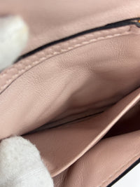 Nano Baguette Charm Nappa Matisse FF Embossed in Rosa Pink