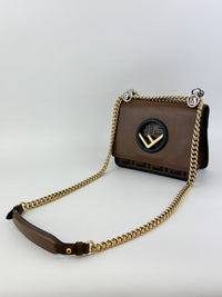 Small Kan I Shoulder Bag in Brown / Black