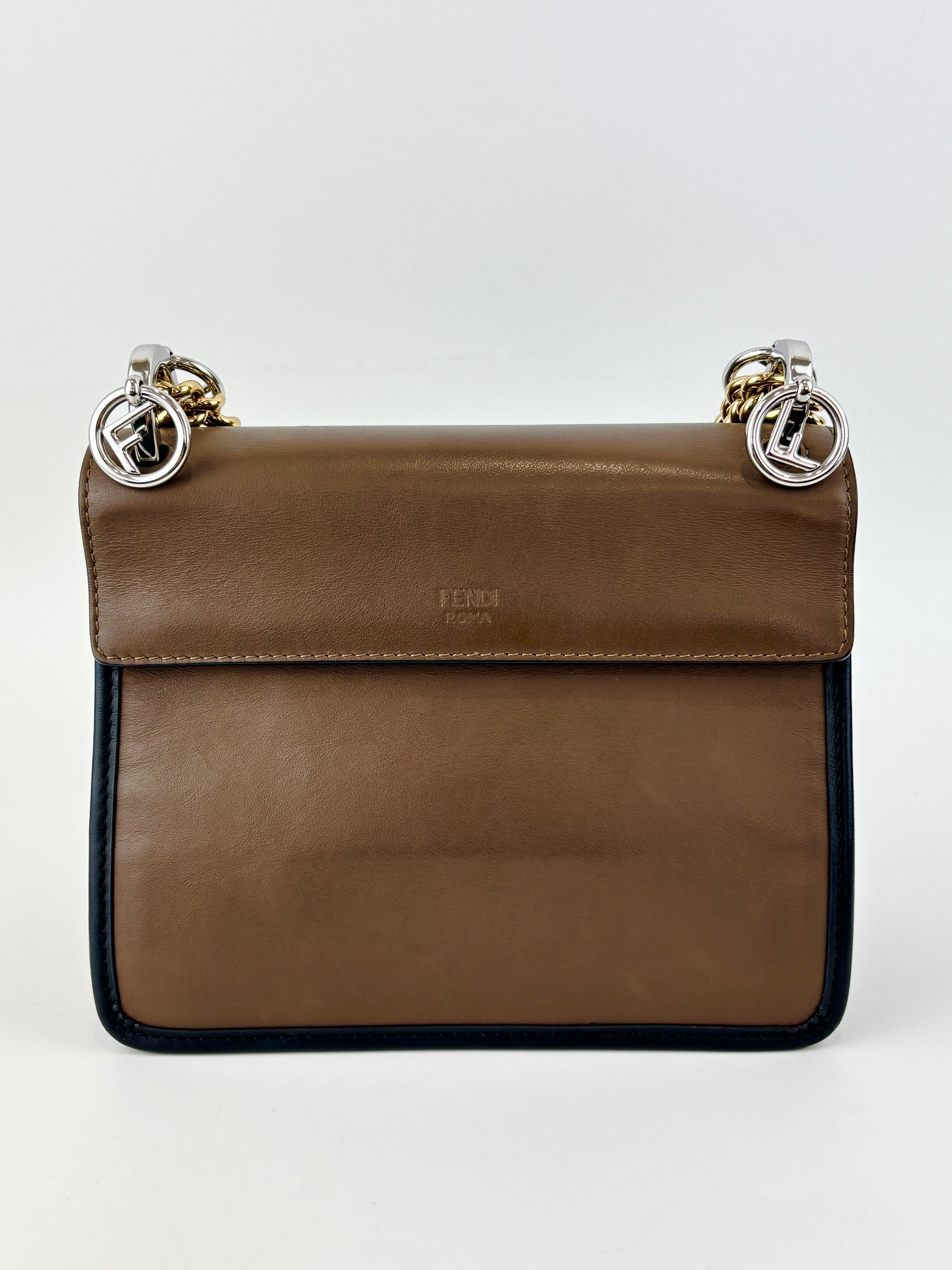 Small Kan I Shoulder Bag in Brown / Black