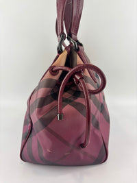 Raspberry Gradient Supernova Check Bilmore Tote Bag