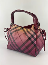 Raspberry Gradient Supernova Check Bilmore Tote Bag