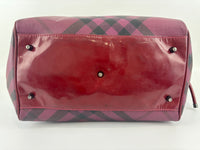 Raspberry Gradient Supernova Check Bilmore Tote Bag