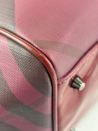 Raspberry Gradient Supernova Check Bilmore Tote Bag
