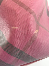 Raspberry Gradient Supernova Check Bilmore Tote Bag
