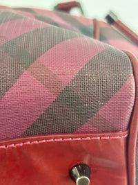 Raspberry Gradient Supernova Check Bilmore Tote Bag