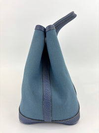 Garden Party 30 Toile Militaire Veau Negonda Bleu Brighton - Glampot