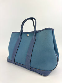 Garden Party 30 Toile Militaire Veau Negonda Bleu Brighton - Glampot