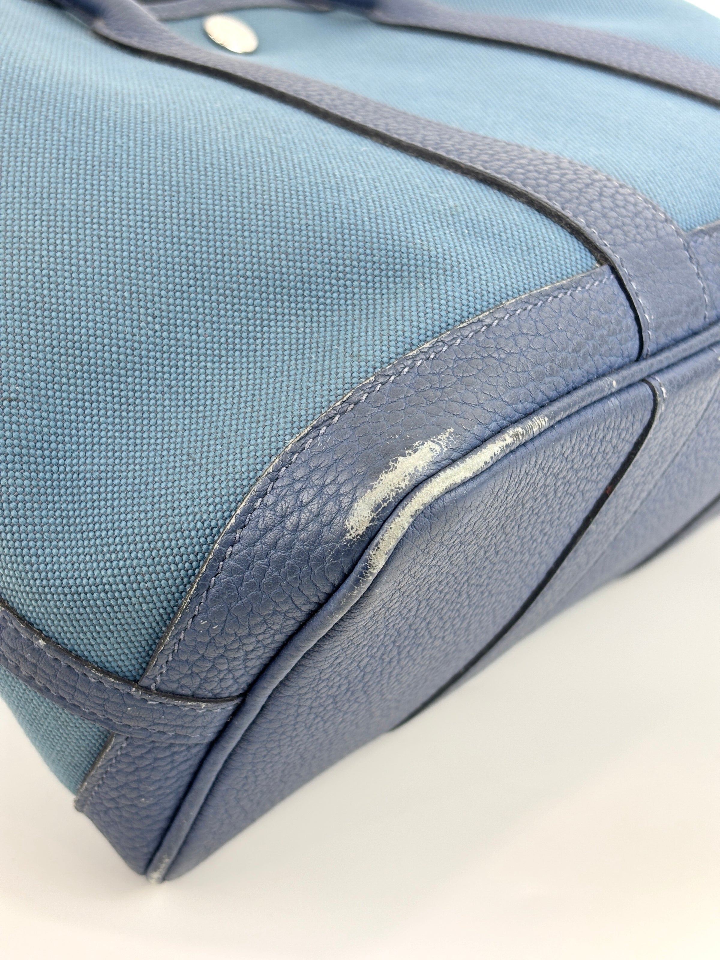 Garden Party 30 Toile Militaire Veau Negonda Bleu Brighton - Glampot