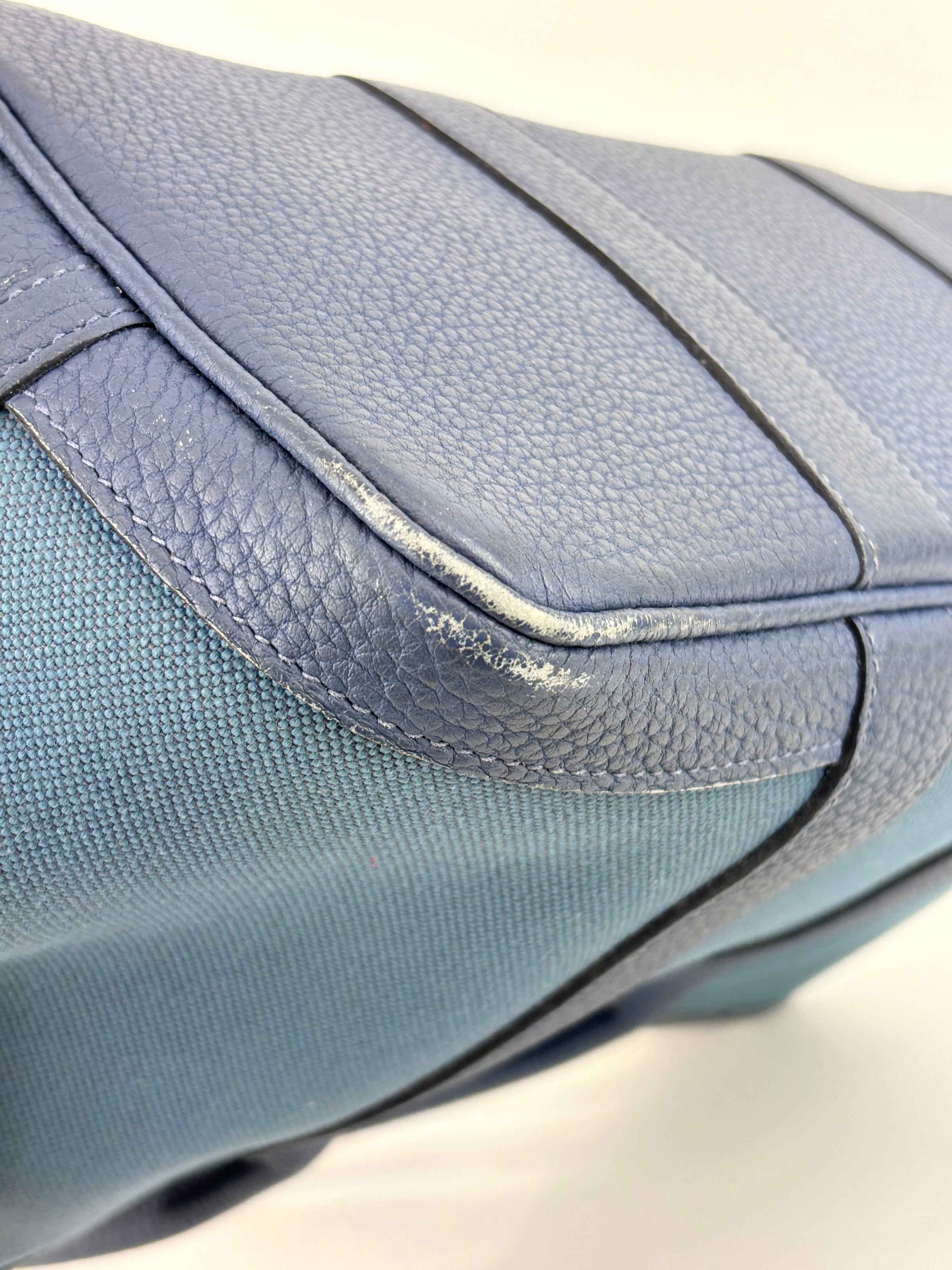 Garden Party 30 Toile Militaire Veau Negonda Bleu Brighton - Glampot