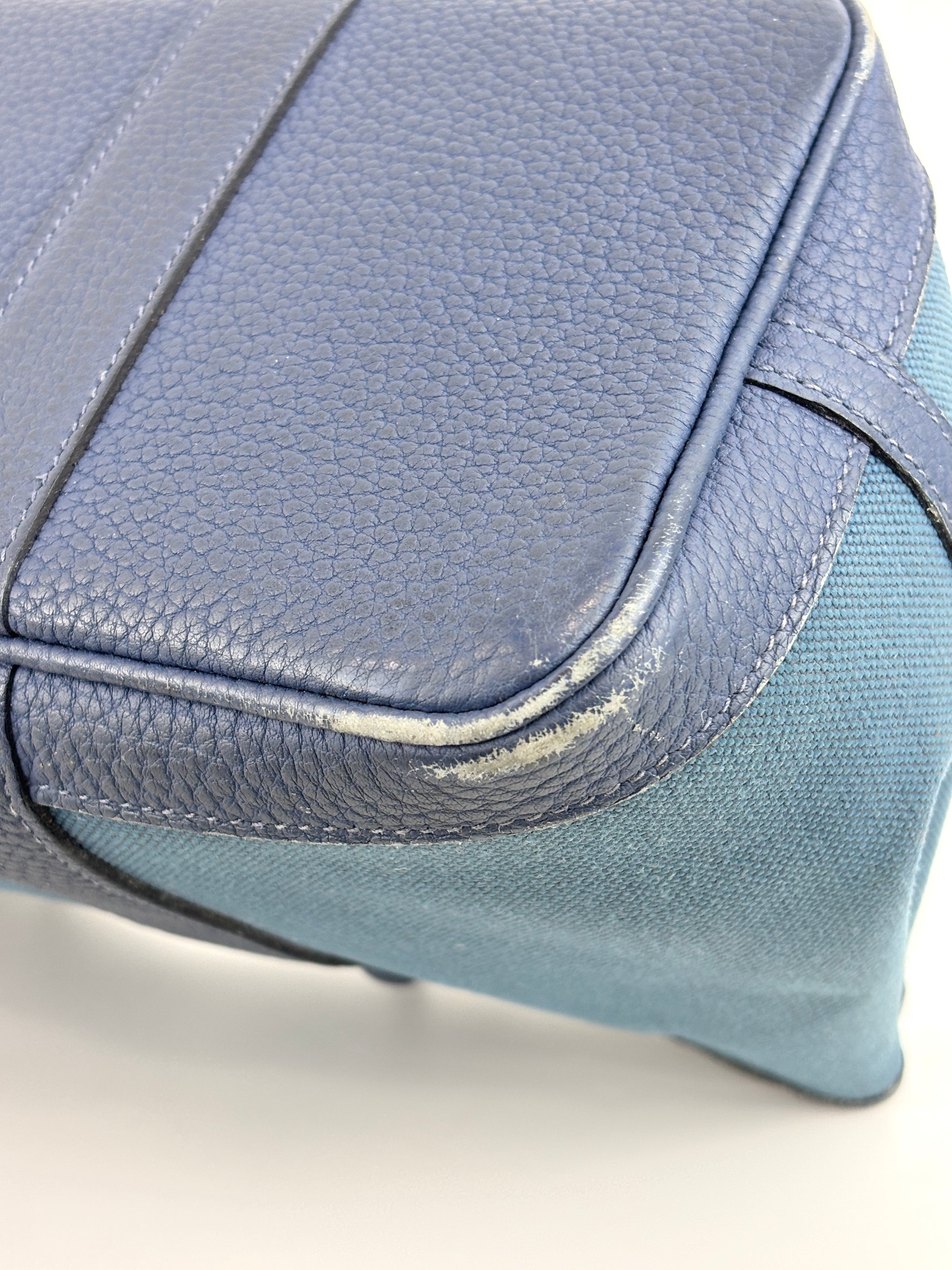 Garden Party 30 Toile Militaire Veau Negonda Bleu Brighton - Glampot