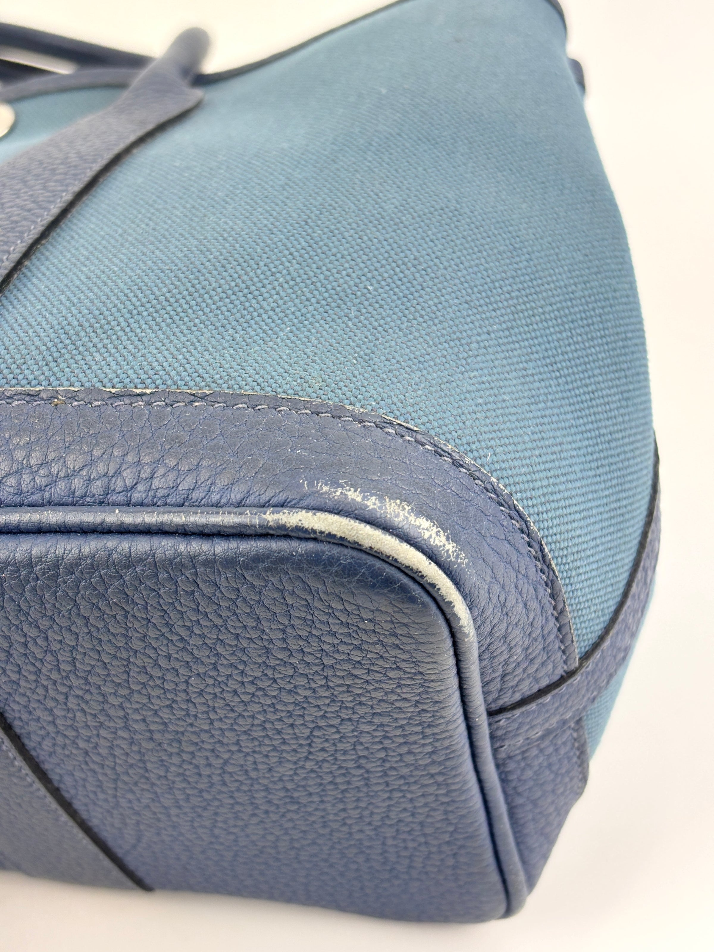 Garden Party 30 Toile Militaire Veau Negonda Bleu Brighton - Glampot