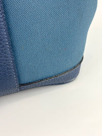 Garden Party 30 Toile Militaire Veau Negonda Bleu Brighton - Glampot