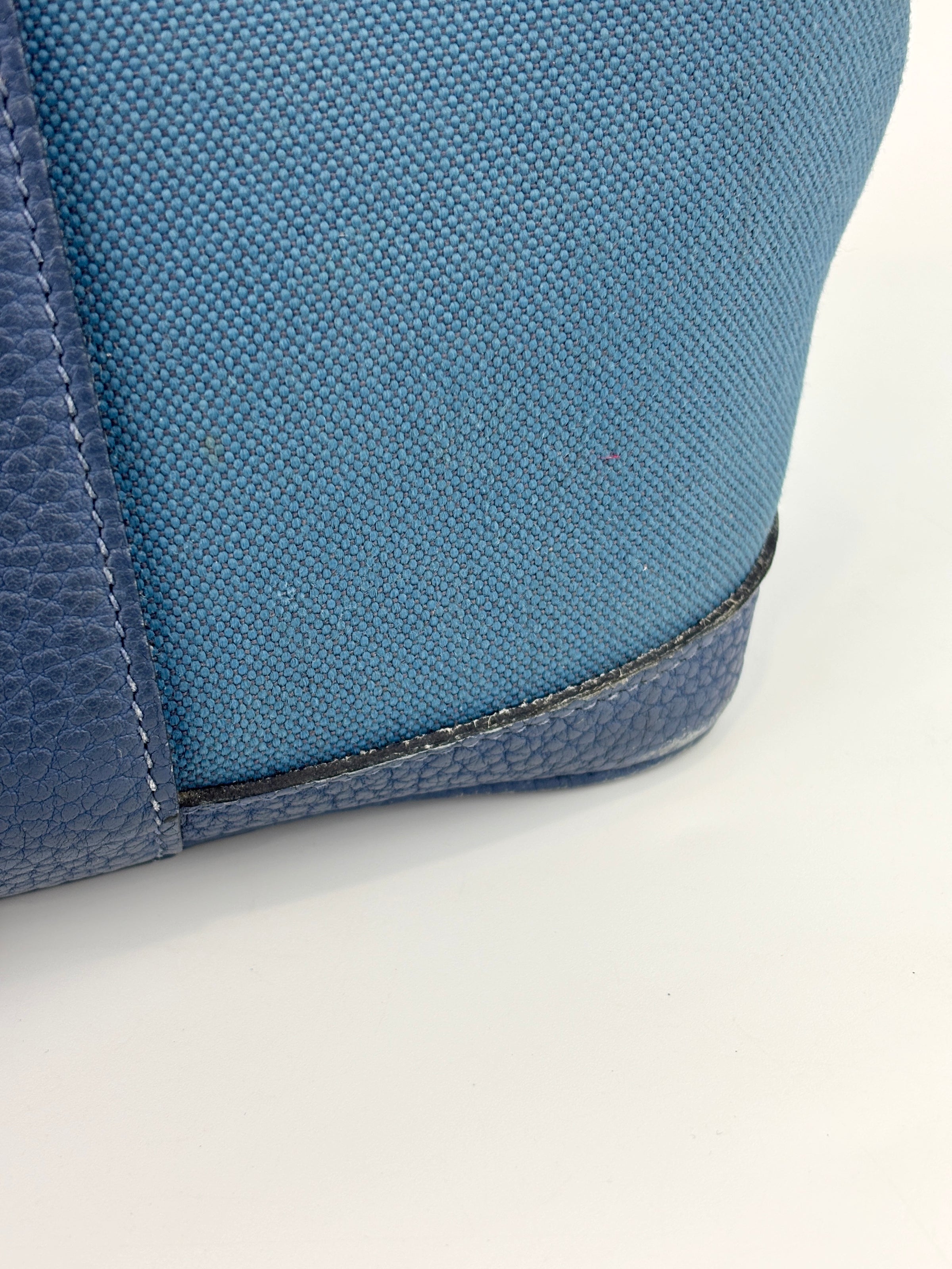 Garden Party 30 Toile Militaire Veau Negonda Bleu Brighton - Glampot