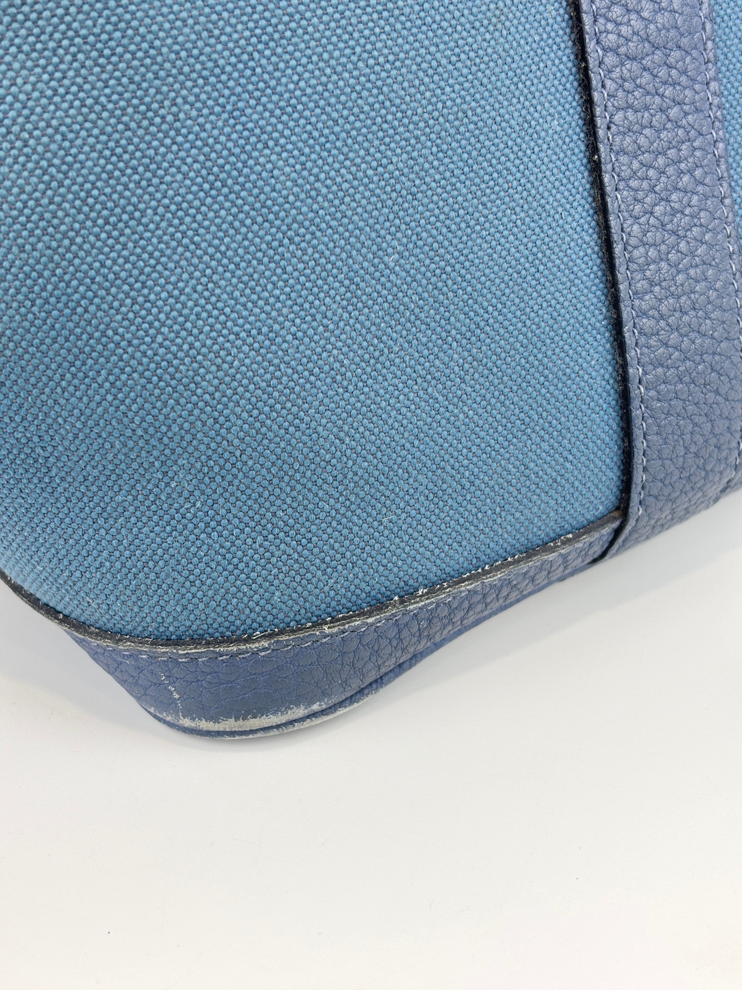 Garden Party 30 Toile Militaire Veau Negonda Bleu Brighton - Glampot