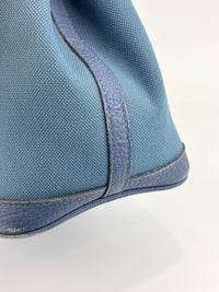 Garden Party 30 Toile Militaire Veau Negonda Bleu Brighton - Glampot