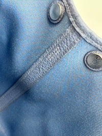 Garden Party 30 Toile Militaire Veau Negonda Bleu Brighton - Glampot