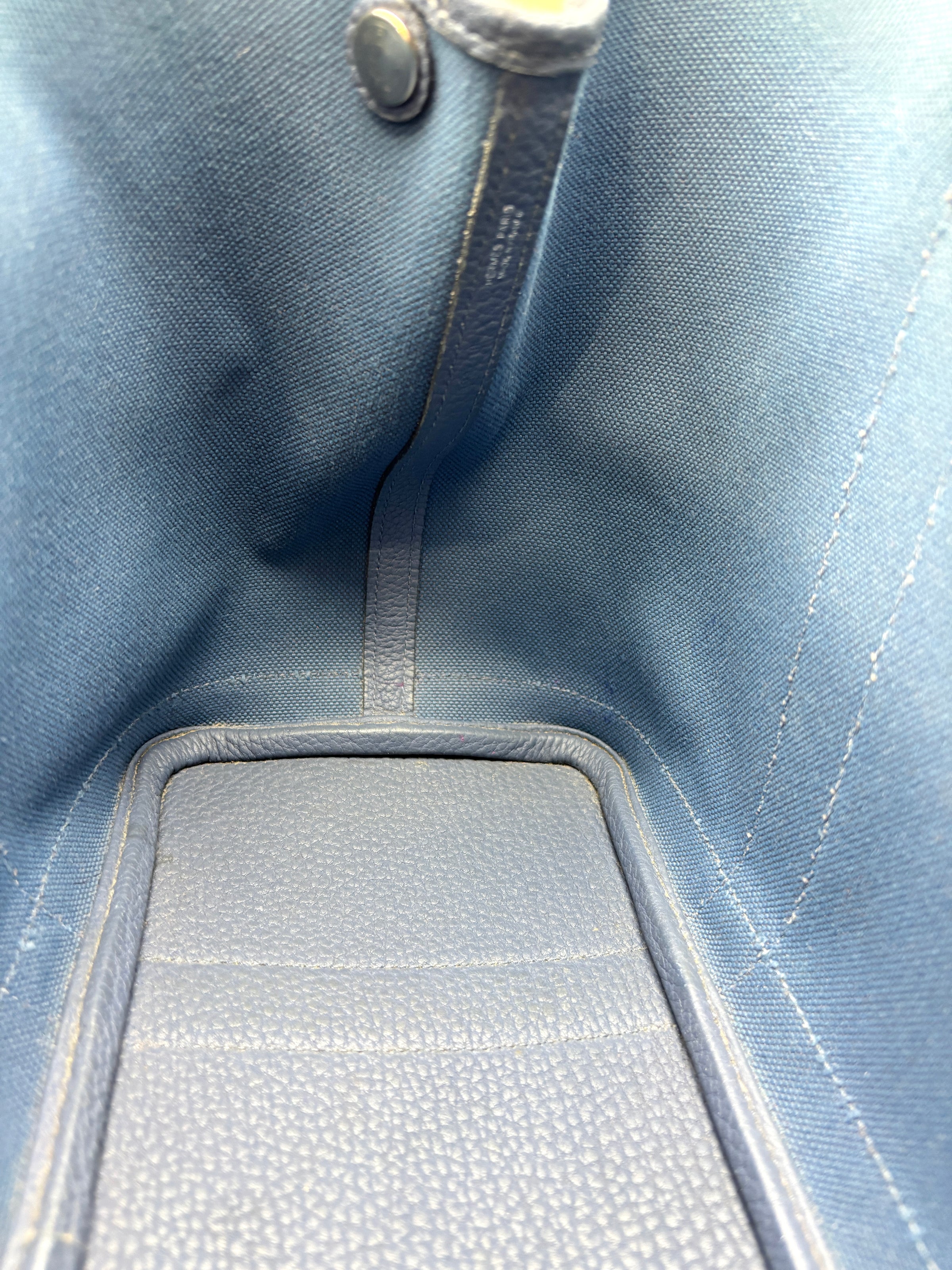 Garden Party 30 Toile Militaire Veau Negonda Bleu Brighton - Glampot