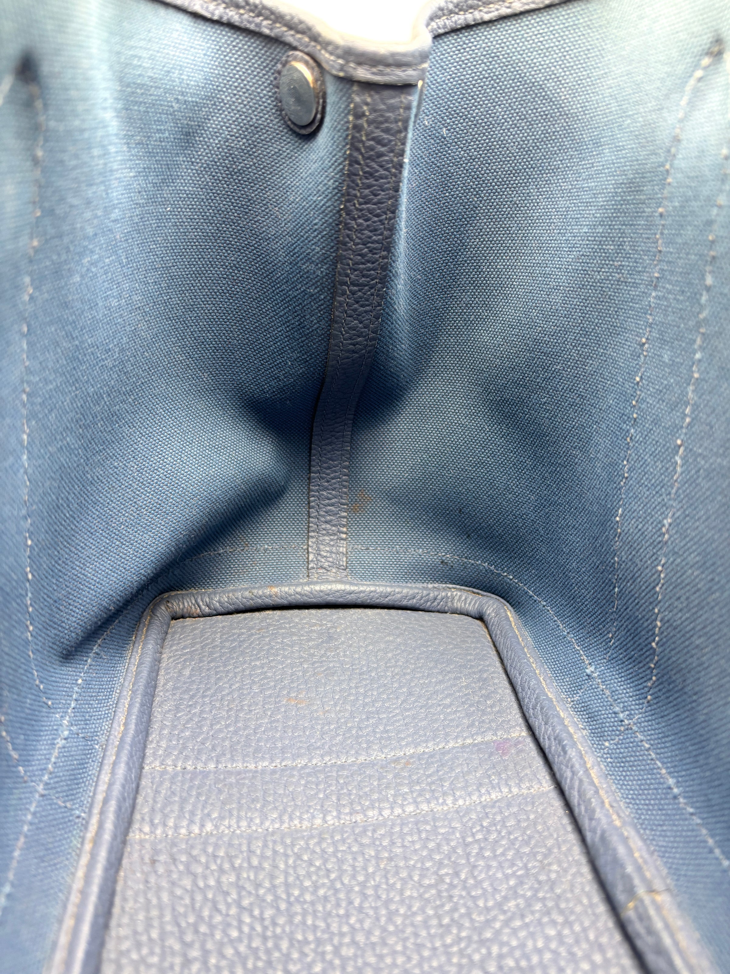 Garden Party 30 Toile Militaire Veau Negonda Bleu Brighton - Glampot