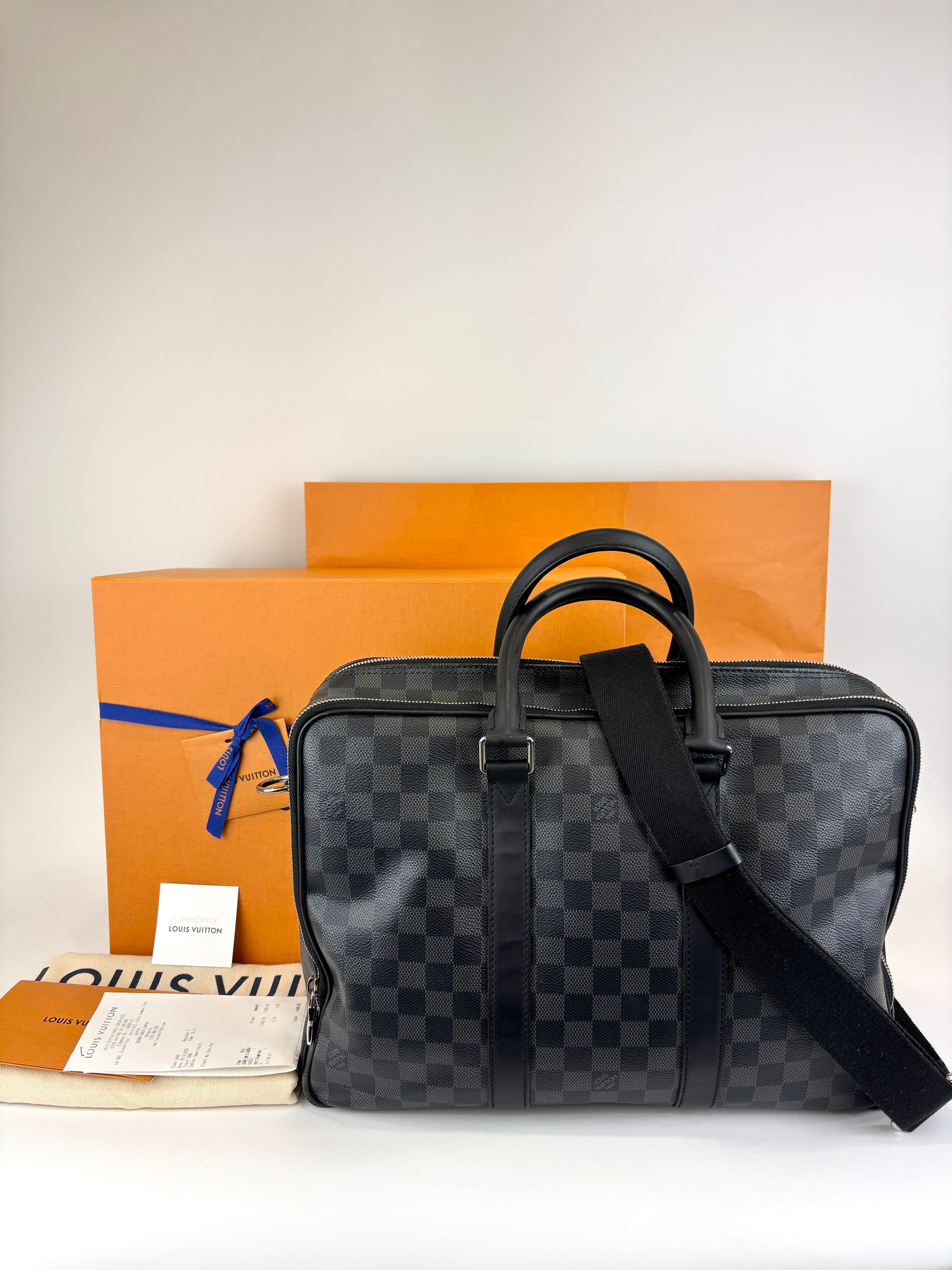 N4007 iCare Damier Graphite Canvas - Glampot