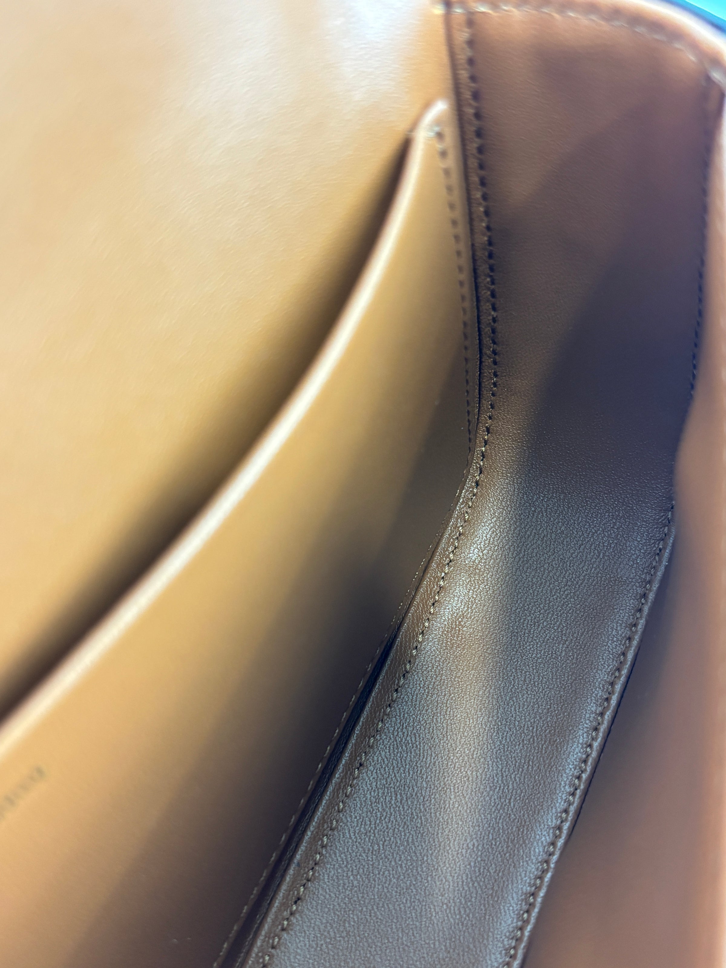 Chain Shoulder Bag in Triomphe Coated Canvas Brown
