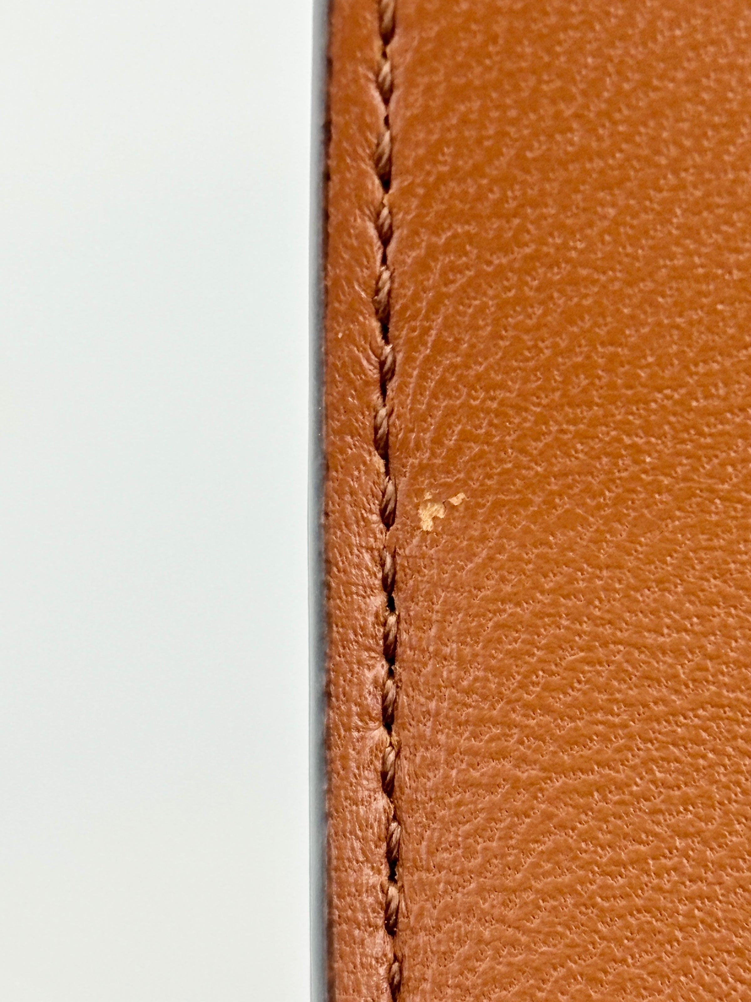 Chain Shoulder Bag in Triomphe Coated Canvas Brown