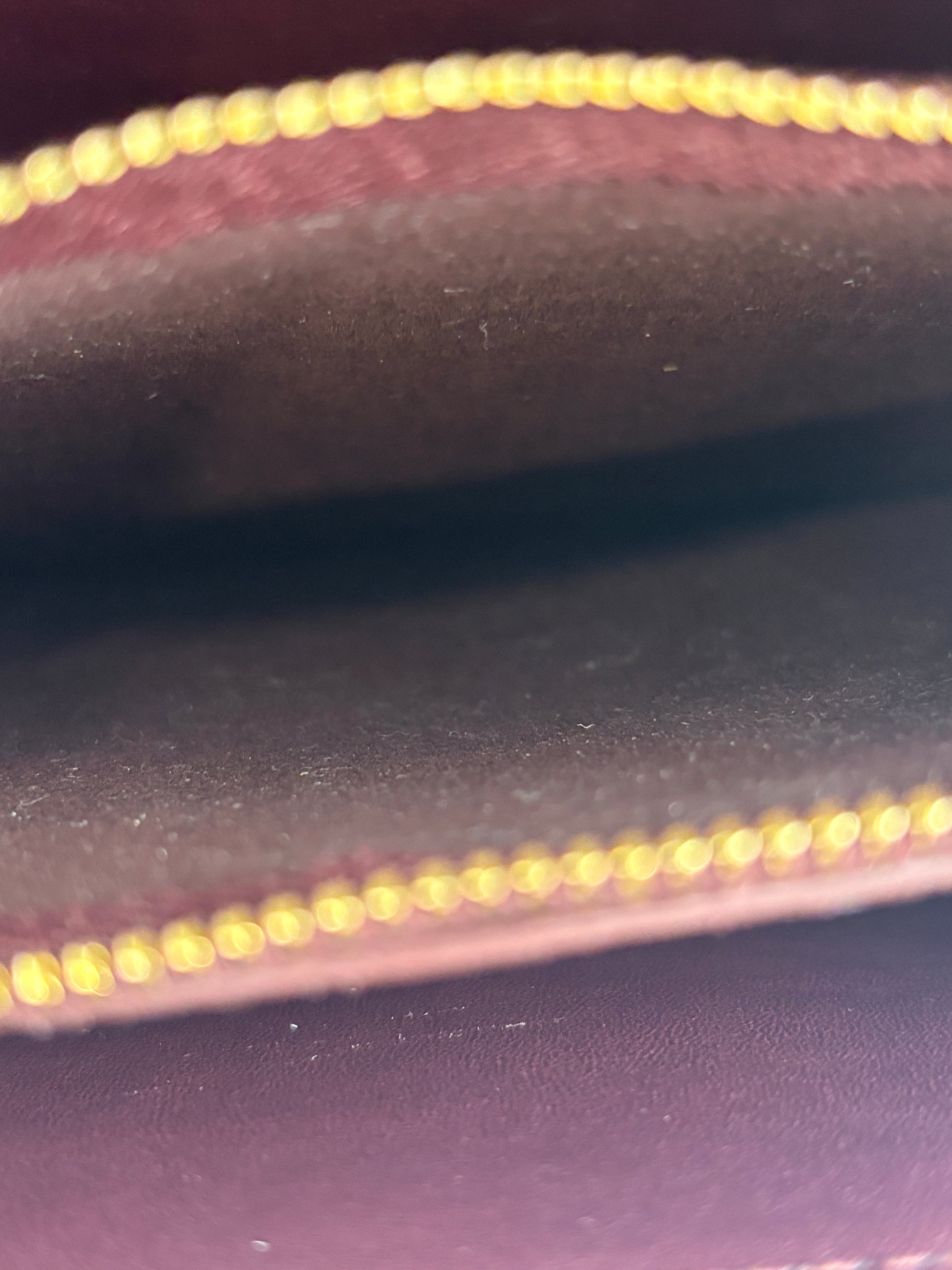 T Monogram Hazelnut Jacquard Shoulder Bag GHW