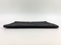 Medium O Case Clutch Chevron Crinkled Calfskin GHW