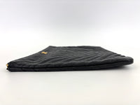 Medium O Case Clutch Chevron Crinkled Calfskin GHW