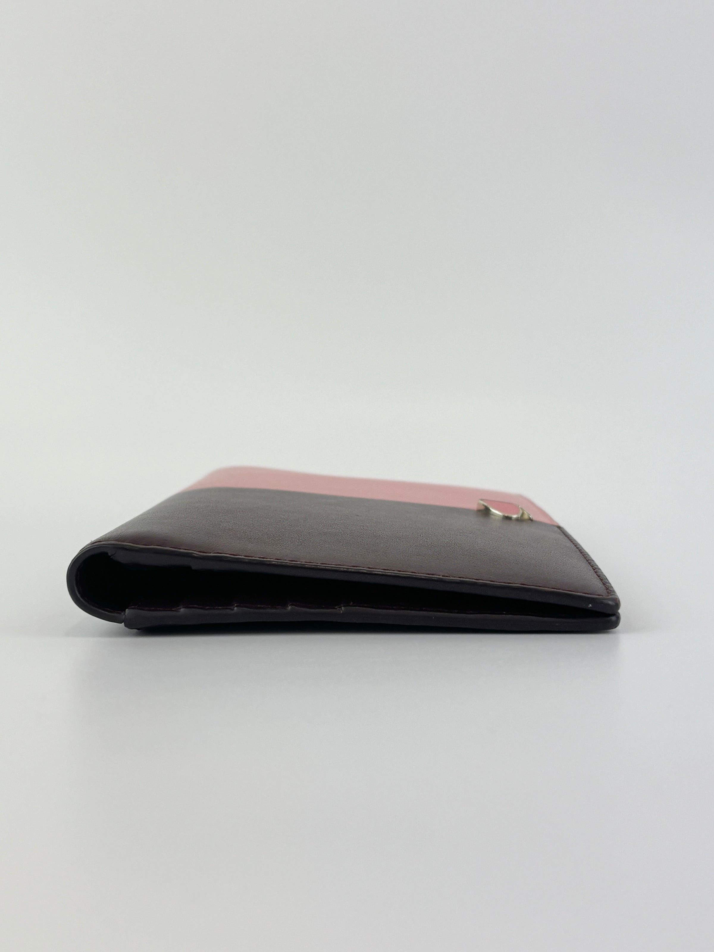 Nicola Bicolor Clutch Wallet