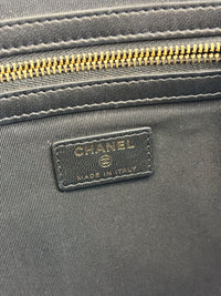 Medium O Case Clutch Chevron Crinkled Calfskin GHW