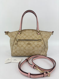 Prairie Satchel Crossbody Bag Light Khaki/Petal