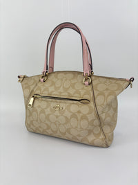 Prairie Satchel Crossbody Bag Light Khaki/Petal