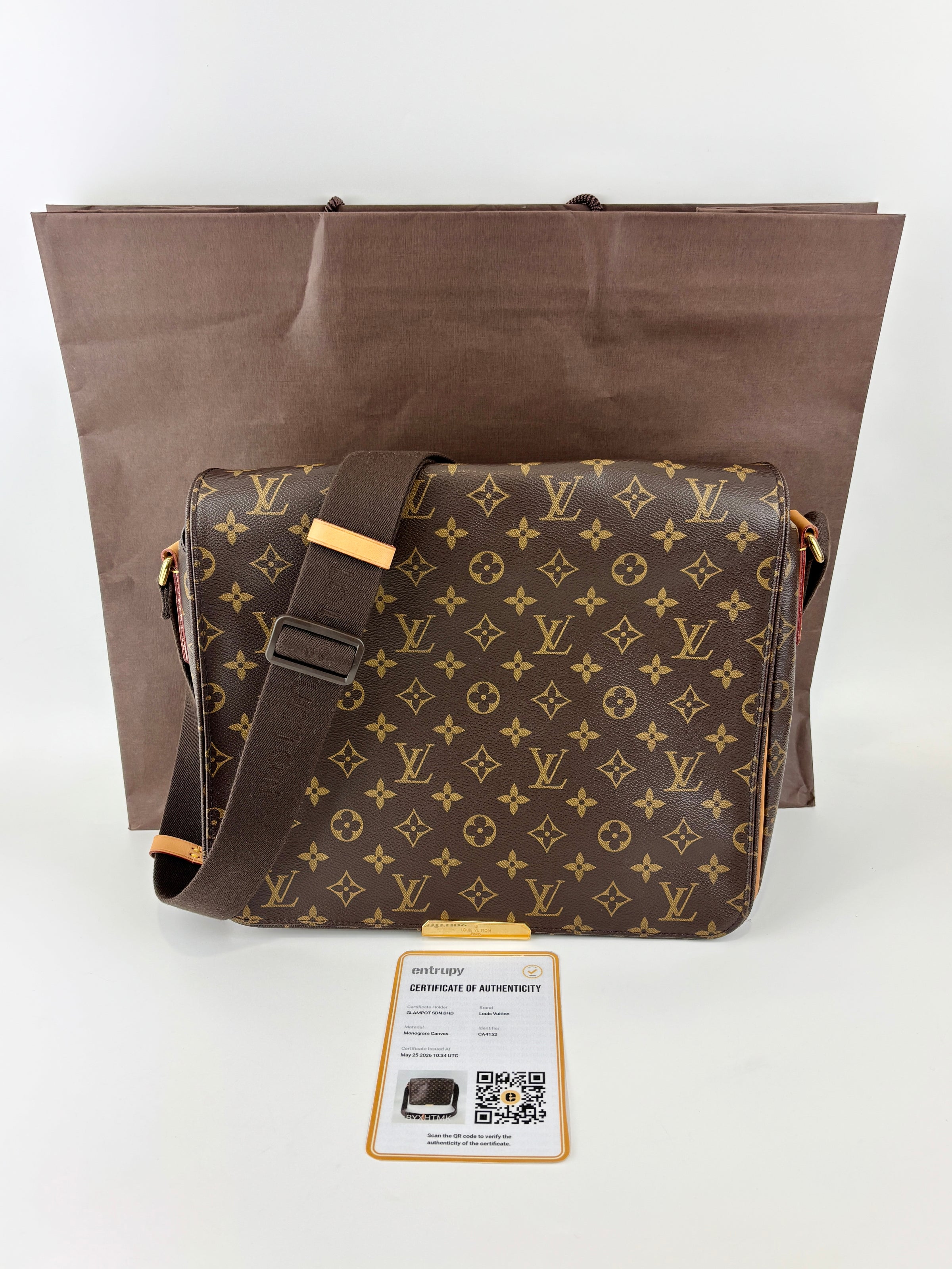 Abbesses Messenger Bag Monogram Canvas
