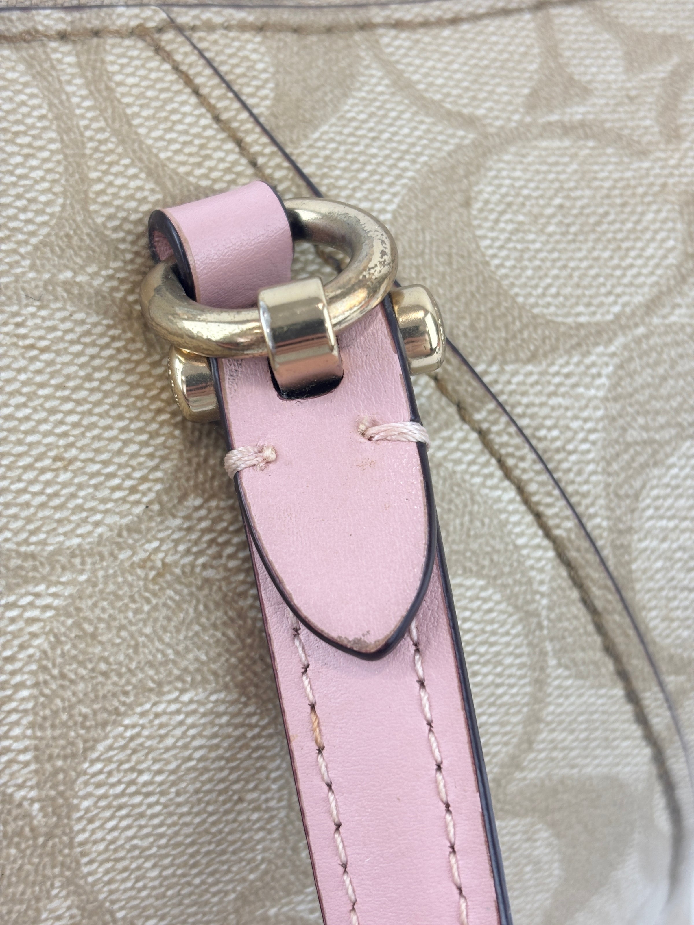 Prairie Satchel Crossbody Bag Light Khaki/Petal