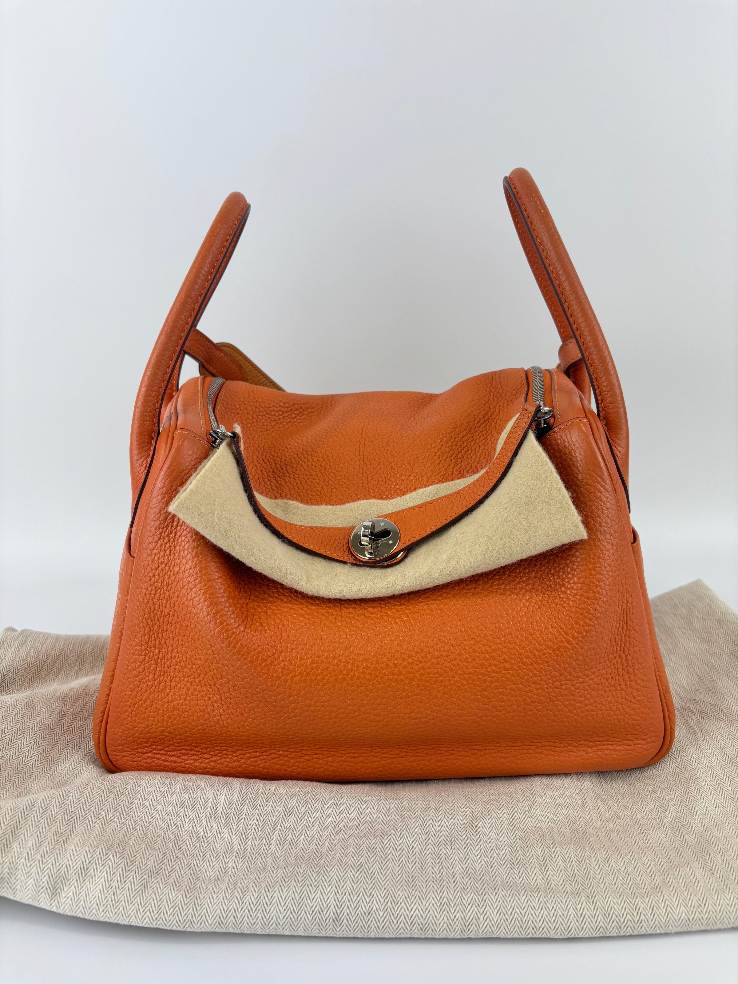Lindy 30 Orange Clemence / Moutarde PHW