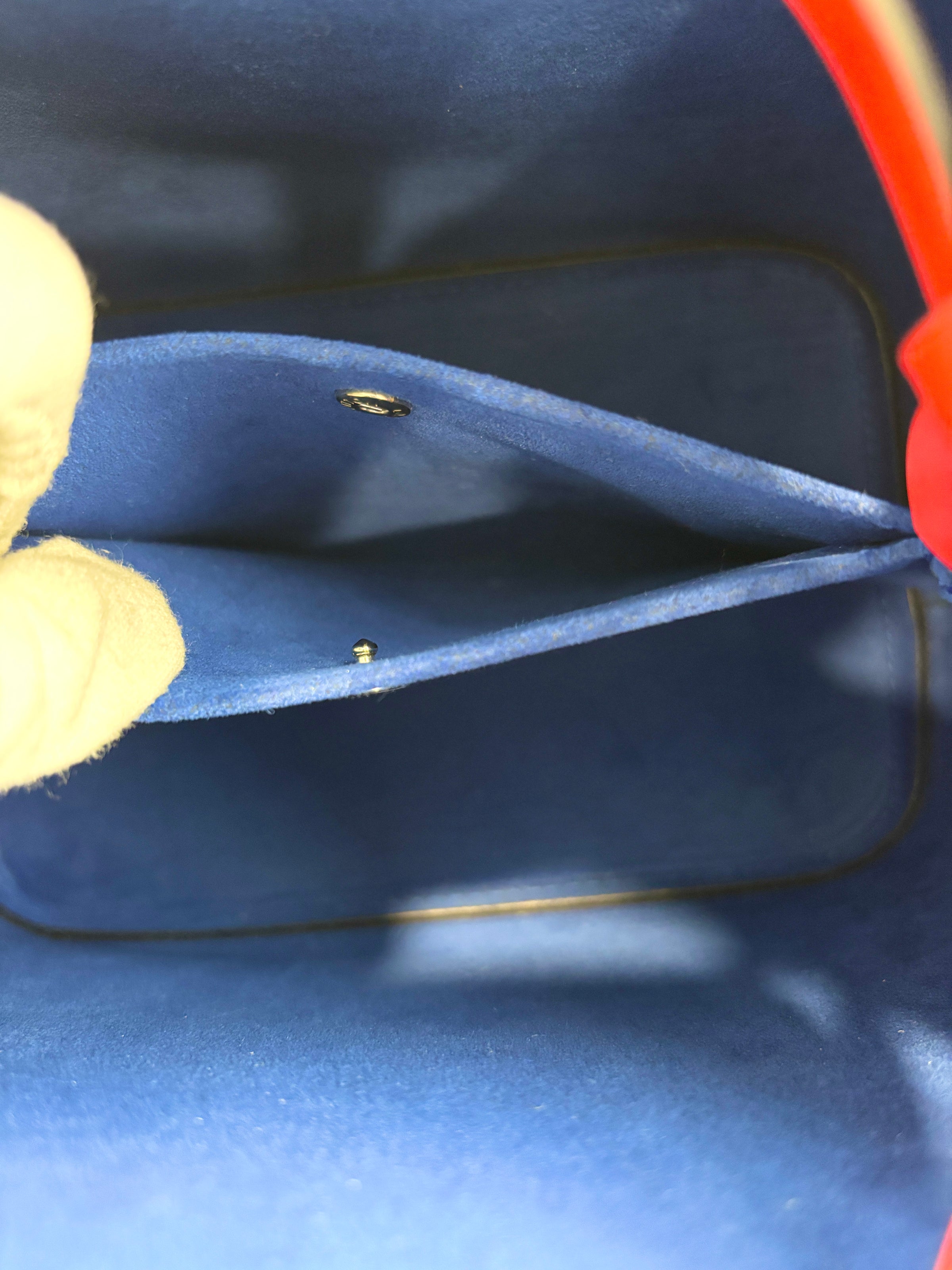 M52853 NeoNoe BB Bucket Bag Epi Noir Saffron (RFID)