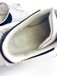 Oversized Sneakers in White Calfskin / Black Suede Size 37.5