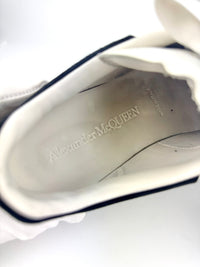 Oversized Sneakers in White Calfskin / Black Suede Size 37.5