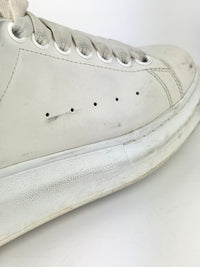 Oversized Sneakers in White Calfskin / Black Suede Size 37.5