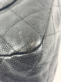 Black Quilted Matte Caviar Bijoux Chain 225 Reissue 2.55 Flap RHW