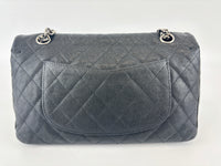 Black Quilted Matte Caviar Bijoux Chain 225 Reissue 2.55 Flap RHW