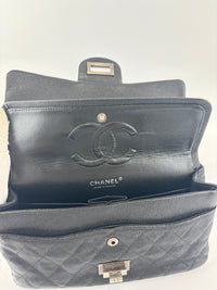 Black Quilted Matte Caviar Bijoux Chain 225 Reissue 2.55 Flap RHW